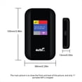 thumbnail image 5 of Enrutador WIFI Móvil 4G, Enrutador Inalámbrico LTE de 150Mbps, Módem MiFi de Bolsillo Portátil, Punto de Acceso WiFi Móvil con Ranura para Tarjeta Sim, 5 of 5