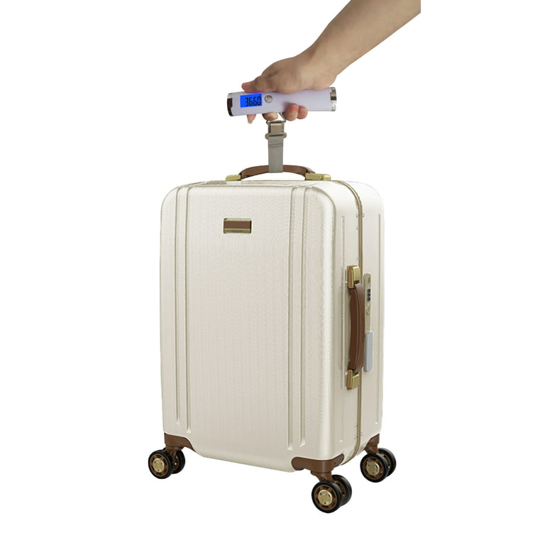Protege Digital Luggage Scale, White, 3.1oz 