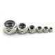 thumbnail image 2 of Compatible With150pcs 304 Stainless Steel Lock Nut Nylon Insert M3 M4 M5 M6 M8 M10, 2 of 4