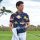 thumbnail image 3 of Fotbe Planets and Stars Camiseta Polo de Golf para Hombre con Estampado – Camisa Deportiva Transpirable con Cuello Abotonado-X-Large, 3 of 6