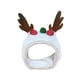 thumbnail image 2 of Gorro navideño para mascotas, diadema para gatos, accesorios para la cabeza para festivales, color blanco, ajustable L, 2 of 9
