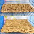 thumbnail image 2 of Garosa Small Animal Grass Mat,2Sizes Small Pet Animal Hamster Hand-woven Grass Mat Rabbit Guinea-pig Pad Hamster Grass Mat, 2 of 9