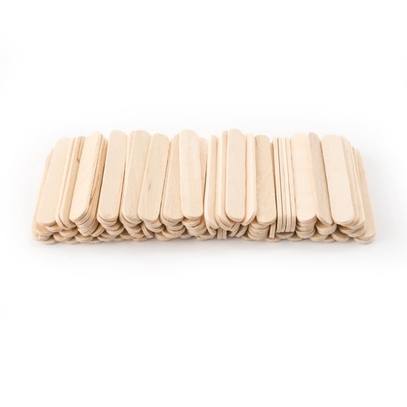 12 Packs: 100 ct. (1,200 total) 2.5" Wood Craft Sticks by Creatology