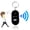 Black, variant on Whistle Keychain Finder, Portable Car Keys Anti-Lost Device, LED Alarm Key Finder, Suitable for Elderly Children Adults