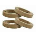 thumbnail image 2 of MDF Tweeter Adapter Rings Spacers 2.91" ID x 4.33" OD Car Audio Installation (2 Pairs - 4 Rings) RING-3720, 2 of 4