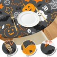 thumbnail image 4 of Halloween Ghost Pumpkin Pattern Round Fitted Tablecloth with Elastic Edge,Dining Table Cover Waterproof,Outdoor Round Tablecloth for Camping,Dining,Indoor and Outdoor, 4 of 7