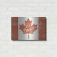 thumbnail image 3 of Luxe Metal Art 'Oh Canada Flag' by Sue Schlabach, Metal Wall Art, 24"x16", 3 of 8