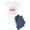 With Blue Strpe Pant, variant on - Snazzy Flamingos Pajamas - Women's Light Pajamas