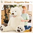 thumbnail image 6 of Tezituor 51" Giant Teddy Bear Stuffed Animal Big Stuffed Animals Plush Toy, 6 of 8