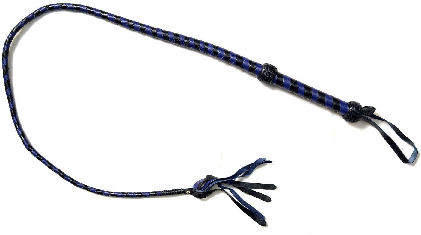 BARESUTRA Training Tails Fully Handmade Genuine Leather Whips Horse & Bull Training Whips