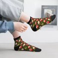 thumbnail image 2 of Pofeuu red green coffee cup Print 30cm Socks, Adult Running Hiking Socks for Youth and Adult, 2 of 7