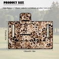 thumbnail image 5 of Psesaysky Golf Cart Seat Covers (With an extra handle) Seat Blanket, with 4 Front Pockets, Fits for EZGO, Yamaha, Club Car, Epic and Other 2 Person Seats, All Seasons (Brown Leopard), 5 of 8