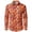 Beige@GC@, variant on CONZONE Mens 70S Disco Buttons Down Shirts Long Sleeve Hippie Shirts for Men Trendy Floral Graphic Lapel Soft Lightweight Tops
