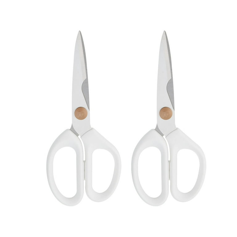 Beautiful 2-piece Take Apart All Purpose Shears in White