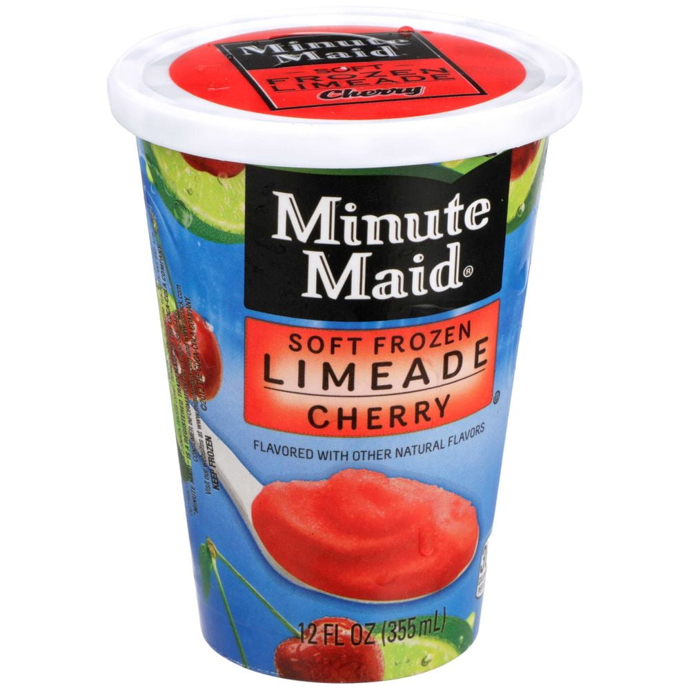 Minute Maid Soft Frozen Cherry Limeade Cup, 12 Ounce -- 12 per Case.