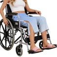 thumbnail image 5 of VV AVEORS Tear Away Capri Sweatpants For Women Breakaway Wide Leg Knee Ankle Replacement Adaptive Pants Sky Blue 2XL, 5 of 5