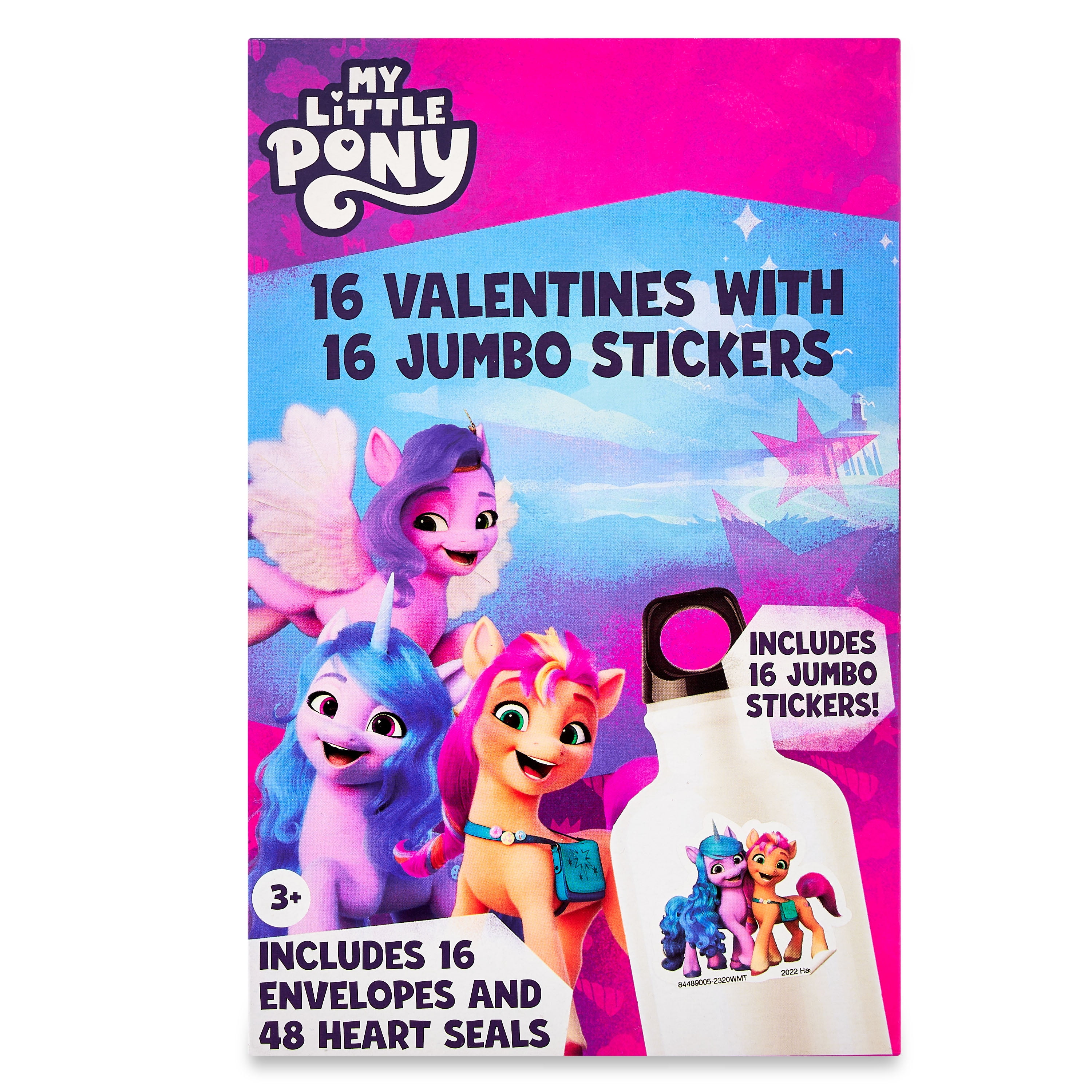 Way To Celebrate My Little Pony Valentine's Day Cards, Classroom Exchange, Paper, 16 Count, Kiddie Cards, Multi-Colored