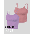 thumbnail image 4 of SET DE 2 BLUSA DE TIRANTES DE MUJER UNITALLA CANALÉ STRETCH, 4 of 7