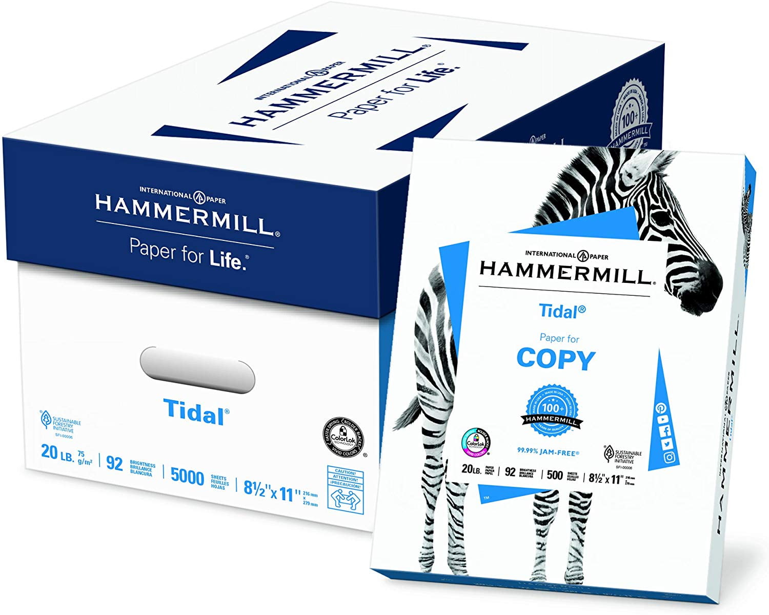 Copier, Printer & Fax Paper Letter 5000 Sheets MultiPurpose Printer