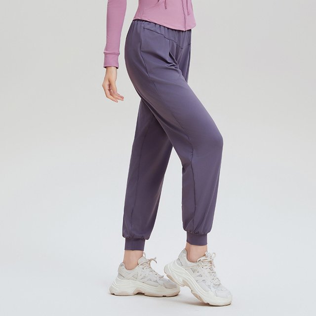 MKLEKYY Leggings deportivos para mujer, pantalones deportivos elásticos de cintura alta a la moda informal para mujer, leggings holgados para mujer, pantalones de yoga