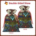 thumbnail image 2 of Naloa Boho Owl Drawstring Christmas Bags, 3D Xmas Gift Bags, Christmas Wrapping Bags, Xmas Goodie Bags, Treat Pouch Bags, Party Favor Bags-Medium, 2 of 9