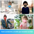 thumbnail image 4 of Cubrebocas Infantil Desechable M93c Termosellado y Plisado con 3 Capas de Proteccion Mascarilla Facial Transpirable , 10 piezas, Lavanda Lutema M93c, 4 of 5