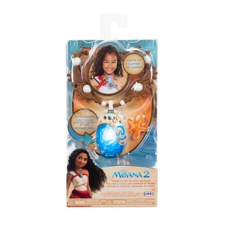Disney Moana 2 Light-up Shell Sea Star Play Necklace Accessory for Kids Ages 3 