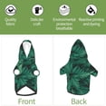 thumbnail image 6 of Haiem Green Leave Fern for Winter Dog Hoodie Sweatshirts with Pockets Warm Dog Clothes for Small Dogs Chihuahua-Large, 6 of 7
