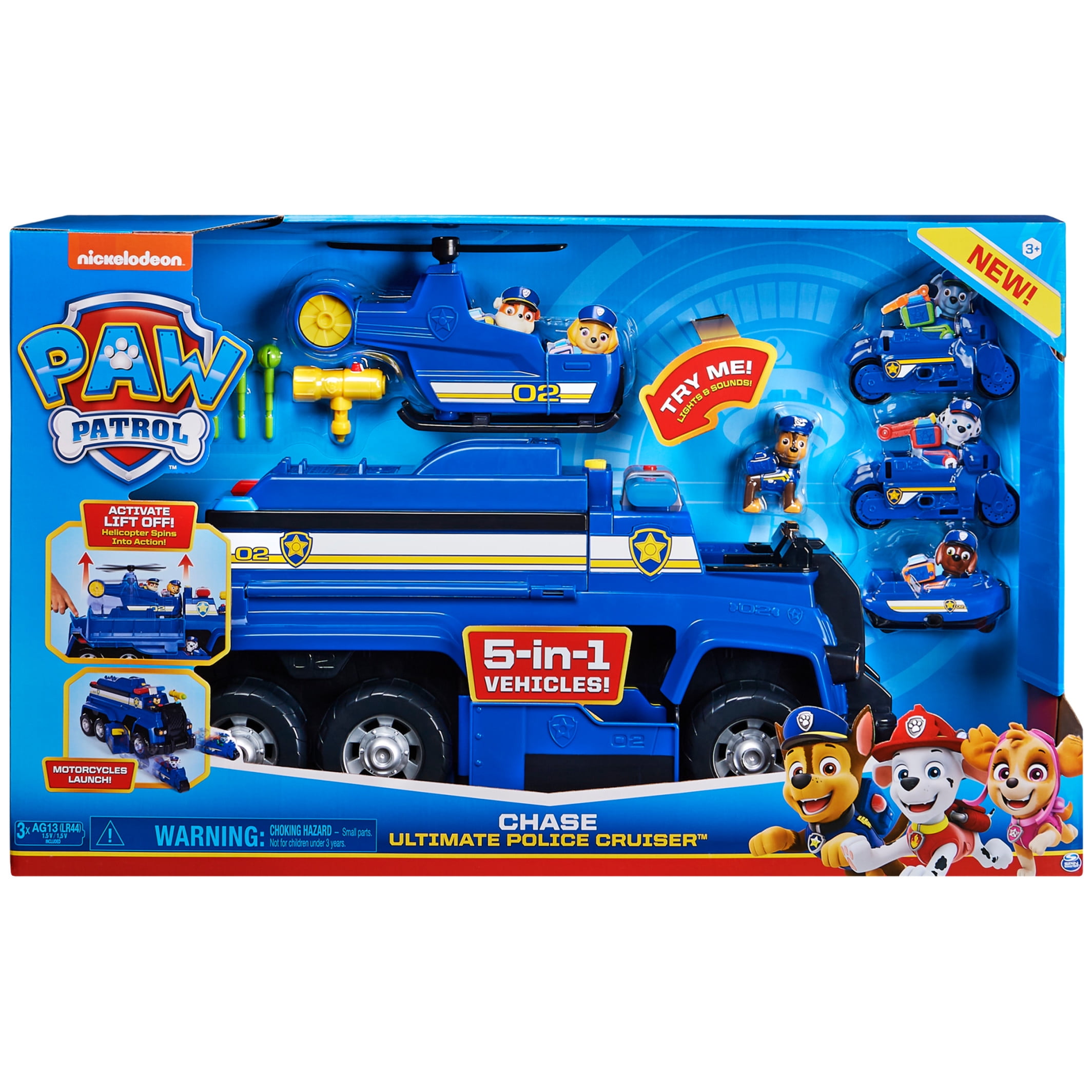 PAW PATROL チームポリスクルーザー フィギュア付き Amazon.com