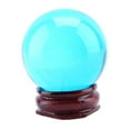 thumbnail image 6 of LAZIOEGR Royal Blue K9 Crystal Ball Sphere 1.57 inches / 40 mm with Stand Base Exquisite Decorative Object for Home Office Desk Decor Photography Prop and Collectible Crafts, 6 of 9
