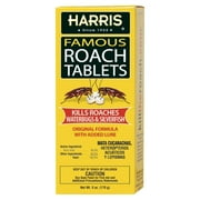 HARRIS PRODUCTS GROUP Harris Famous Roach & Silverfish Killer Tablets, 6 oz.