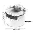 thumbnail image 3 of Automatic Pet Water Fountain for Cats Dogs 1.5L Quiet Pump with Multi Stage Filter Circulating Drinking Dispenser for Indoor Use, 3 of 6