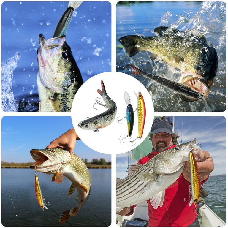 Geeen coraje Funny Fishing Lures,Top Water Bass Fishing Lures,Spinner Baits  for Bass Fishing Gear, Trout Fishing Gear，Sea bass and Jewfish Fishing  Lures.