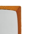 thumbnail image 2 of Ambesonne Retro Fitted Sheet, Girl Tropic Beach with Sunset, Full Size, Orange Black, 2 of 2