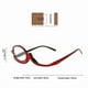 thumbnail image 3 of | Dual-Purpose Functionality, Lightweight Makeup Glasses Offering Distortion-Free Vision | Pink （+1.0）, 3 of 5