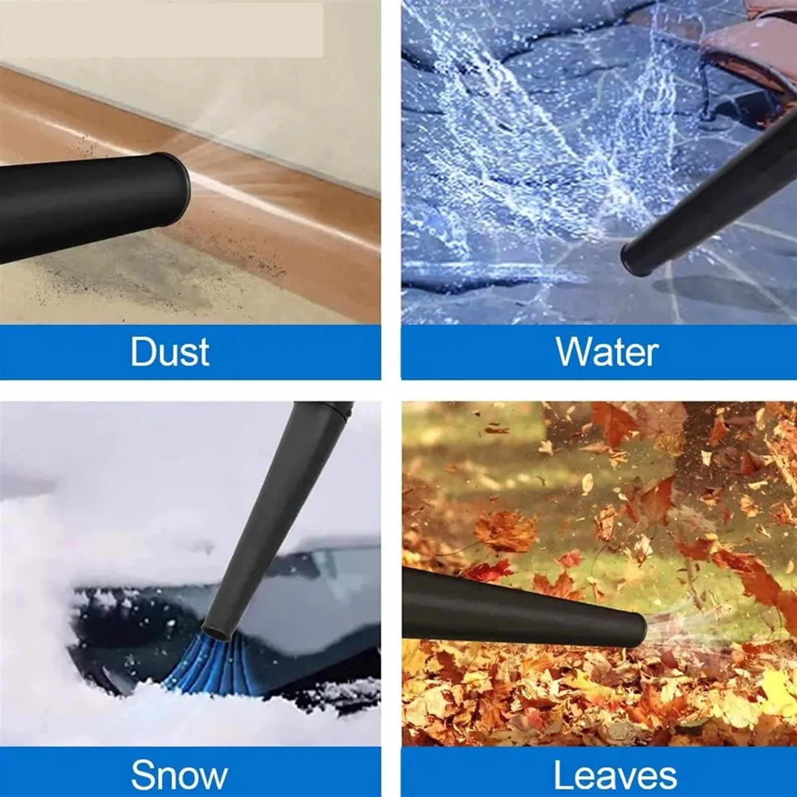 Cordless Leaf Blower High Power Rechargeable Vacuum Cleaner Air Blowing Adjustable Speed Garden Lawn Dust Cleaner