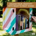 thumbnail image 4 of Ilyapa Outdoor Library Book Box - Free Literature Exchange Kit for Outside - Little Wood Cabinet for Sharing Books and Arts - 13x11x16 Inch, 4 of 8