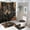 style-4yushi, variant on Funny Glasses Wolf Bathroom Sets with Shower Curtain And Rugs, Incl with 12 Hooks，Toilet Lid Oval Rug