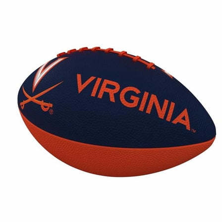Logo Brands 234-93JR-1 NCAA Virginia Cavaliers Combo Logo Junior-Size Rubber Football