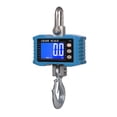 thumbnail image 2 of Crane Scale, LCD Backlight Screen, 1000kg Hanging Scale With Data Hold Tare For Construction Site Outdoor Work Scales Portable Crane Scale, 2 of 7