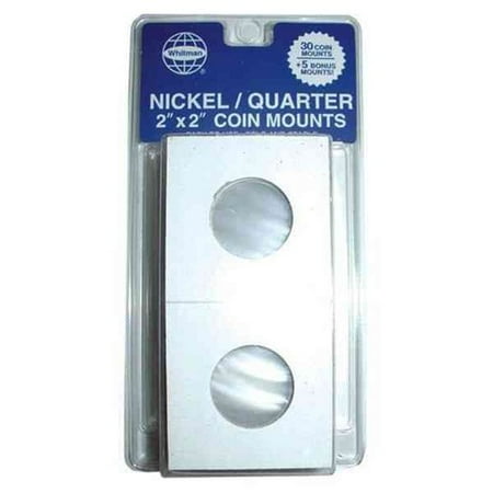 Whitman 35 Count Mylar Nickel & Quarter Coin Holders