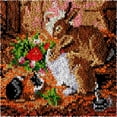 thumbnail image 2 of 2 Rabbits | Rug Making Latch Hooking Kit, 2 of 9