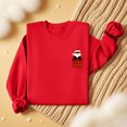 thumbnail image 5 of Enjoytime Winter Sweatshirts for Women Cute Printed Pullover Long Sleeve Tops Xmas Holiday Casual Crewneck Sweatshirt Red S, 5 of 6