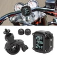 thumbnail image 4 of Motorcycle Tire Pressure Monitor System, LCD Screen Intelligent Motorbike TPMS Dustproof With 2 Sensors For  Driving, 4 of 8