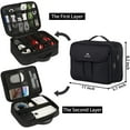 Matein 11" Cable Electronic Carrying Case Organizer Travel Storage Bag