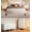 5 PCS-Set 2-White, variant on 5 Pieces Bedroom Furniture Set, Includes Queen Size Bed Frame with Headboard,Nightstand Sets of 2,6-Drawers Dressers with Mental Handle