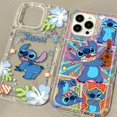thumbnail image 2 of Lovely Disney Stitch Phone Case for Samsung Galaxy S24 Ultra S23 S22 S21 FE S20 Plus Note 20 10 Pro A34 A54 A33 A53 Clear Cover, 2 of 5