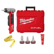 Milwaukee M12 FUEL ProPEX Expander Tool with 1/2 in. - 1 in. RAPID SEAL ProPEX Expander Heads + Mazepoly Tape Measure