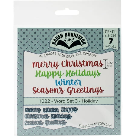 UPC: 0084282632340 | Karen Burniston Dies-Word Set 3 – Holiday