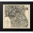 thumbnail image 2 of Ruger 22x20 Black Modern Framed Museum Art Print Titled - Atlanta Campaign V - Ruger 1864, 2 of 5
